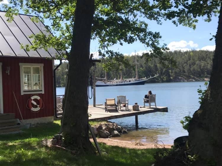 Sjoestuga Myttinge Värmdö Exterior foto