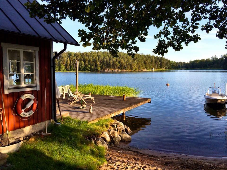 Sjoestuga Myttinge Värmdö Exterior foto